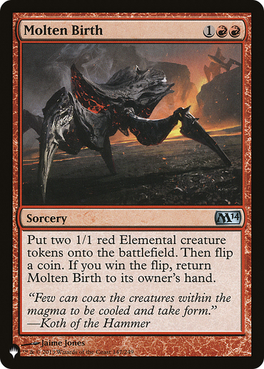 Molten Birth [The List Reprints]