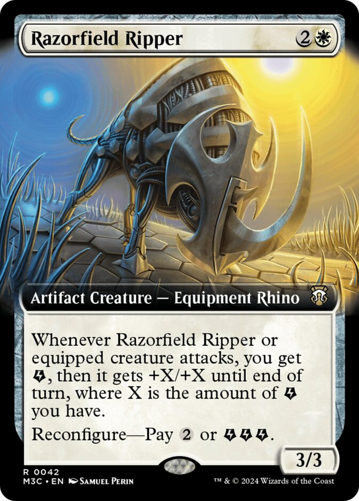 Razorfield Ripper (Extended Art) [Modern Horizons 3 Commander] 