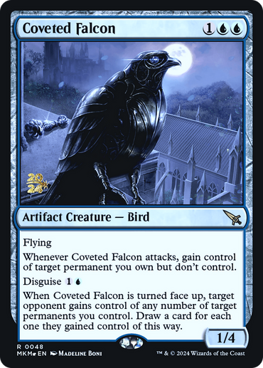 Coveted Falcon [Murders at Karlov Manor Prerelease Promos] 