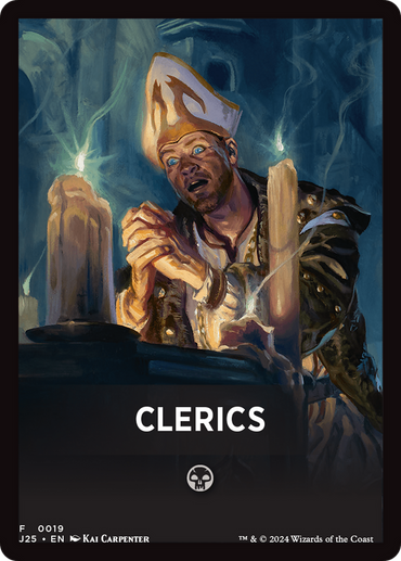 Clerics Theme Card [Foundations Jumpstart Front Cards] 