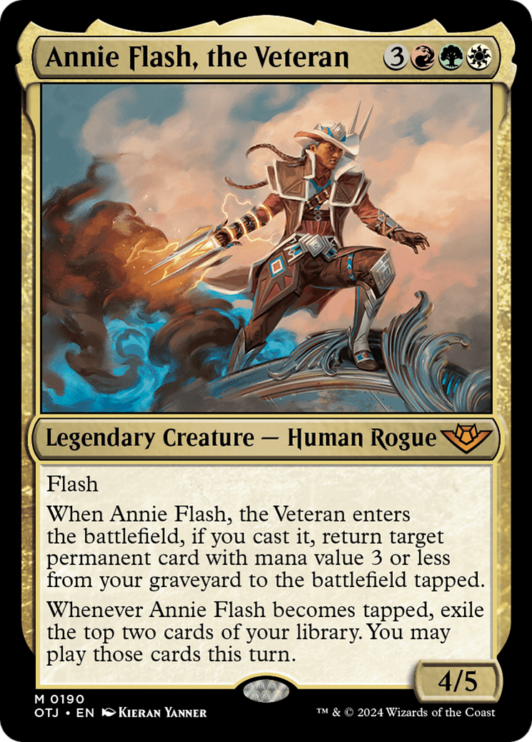 Annie Flash, the Veteran [Outlaws of Thunder Junction] 