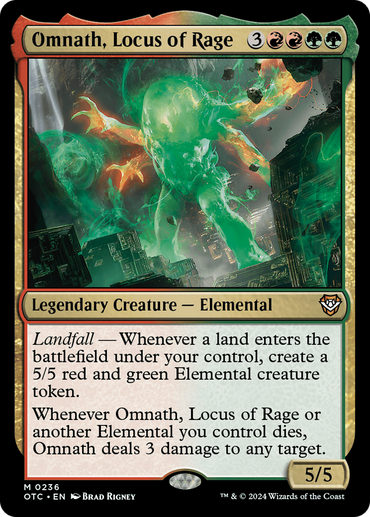 Omnath, Locus of Rage [Outlaws of Thunder Junction Commander] 