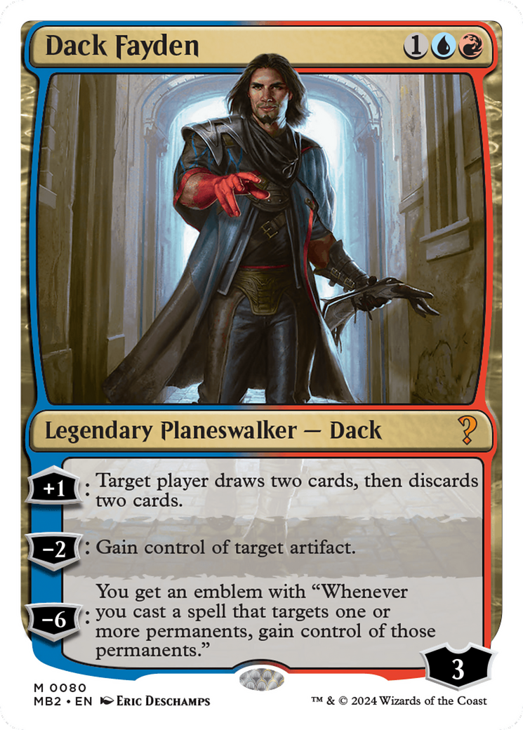 Dack Fayden (White Border) [Mystery Booster 2] 