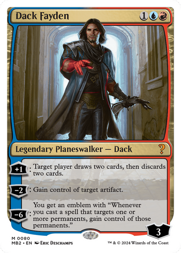 Dack Fayden (White Border) [Mystery Booster 2] 