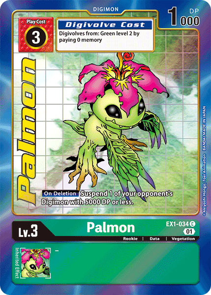 Palmon [EX1-034] (Alternate Art) [Classic Collection]