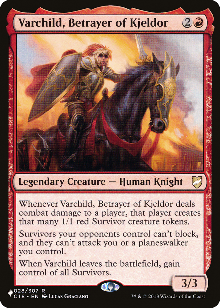 Varchild, Betrayer of Kjeldor [The List Reprints] 