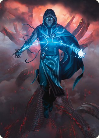 Jace, the Perfected Mind Art Card [Phyrexia: All Will Be One Art Series] 