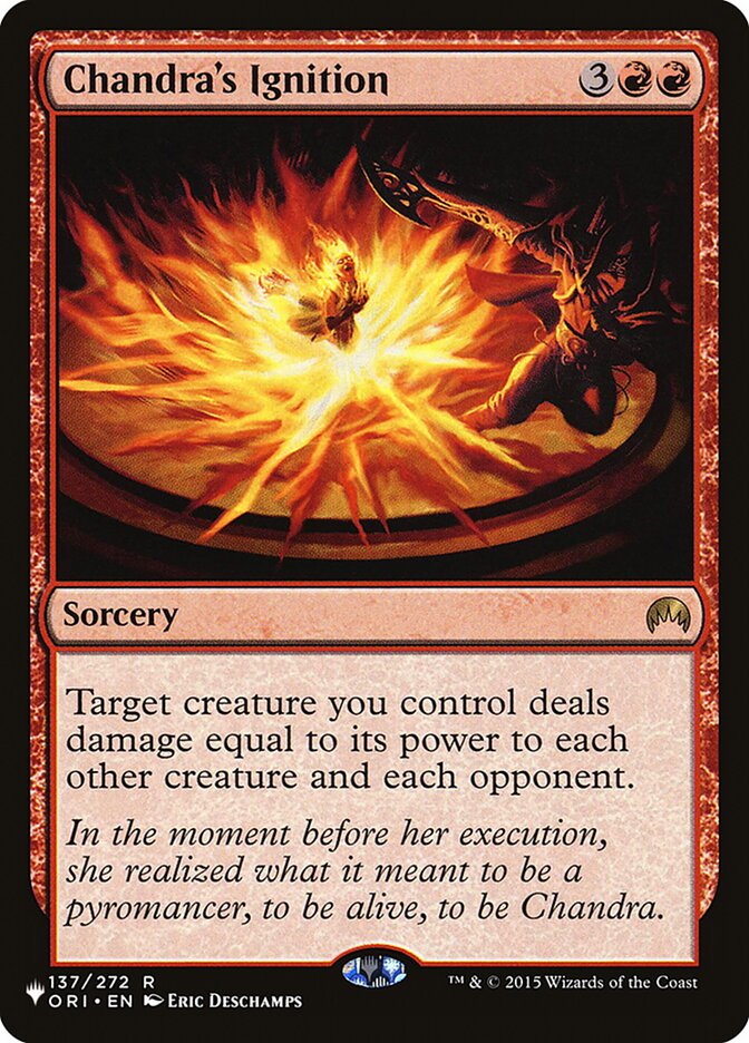Chandra's Ignition [Secret Lair: Heads I Win, Tails You Lose] 