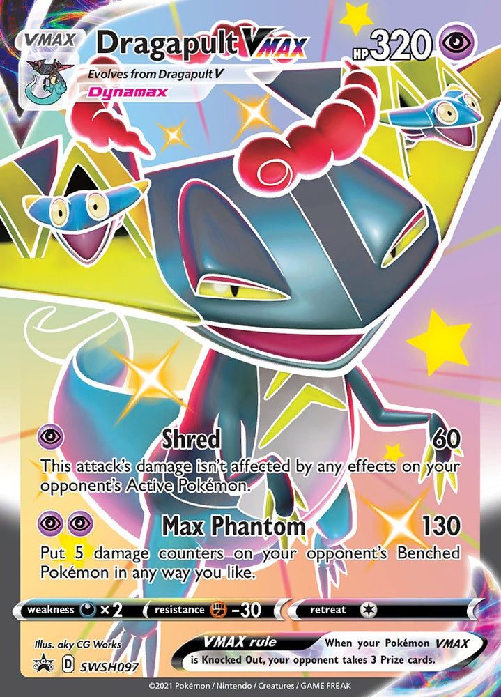 Dragapult VMAX (SWSH097) (Jumbo Card) [Sword &amp; Shield: Black Star Promos] 