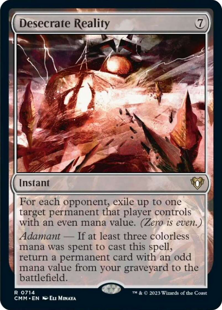 Desecrate Reality [Commander Masters] 