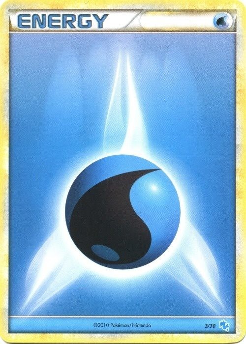 Water Energy (3/30) [HeartGold &amp; SoulSilver: Trainer Kit - Gyarados] 