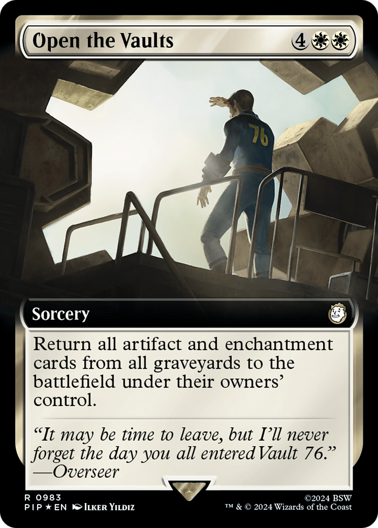 Open the Vaults (Extended Art) (Surge Foil) [Fallout] 