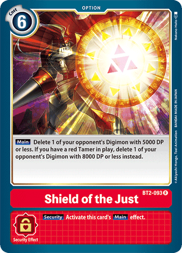 Shield of the Just [BT2-093] [Release Special Booster Ver.1.0] 