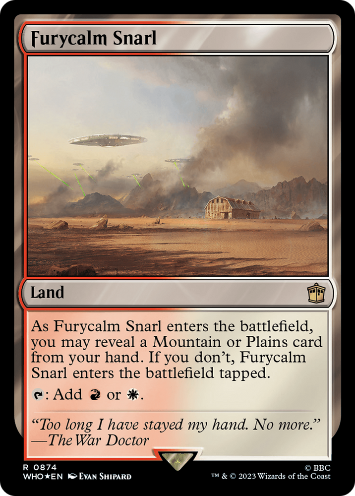 Furycalm Snarl (Surge Foil) [Doctor Who] 