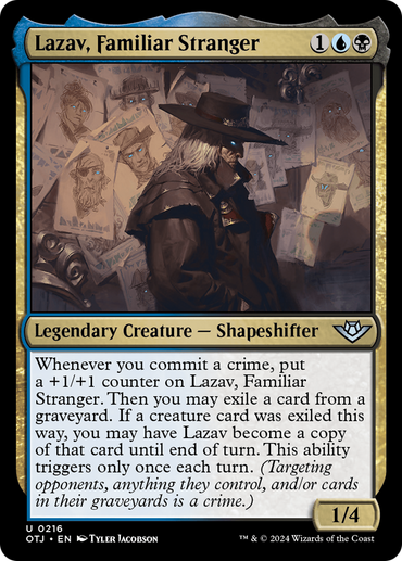 Lazav, Familiar Stranger [Outlaws of Thunder Junction] 