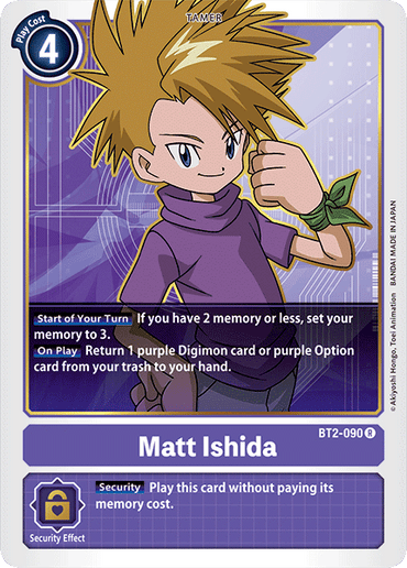 Matt Ishida [BT2-090] [Release Special Booster Ver.1.0] 