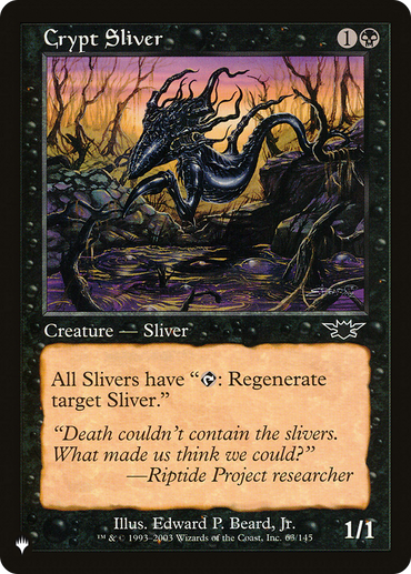 Crypt Sliver [The List Reprints] 