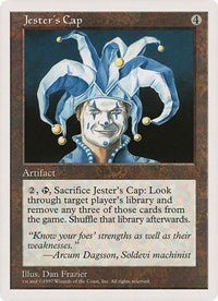 Jester's Cap (Oversized) [Oversize Cards] 