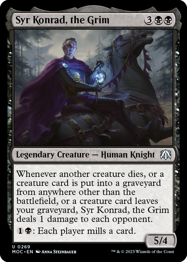 Syr Konrad, the Grim [March of the Machine Commander] 