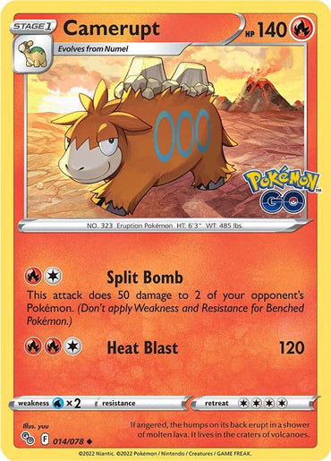 Camerupt (014/078) [Pokémon GO] 