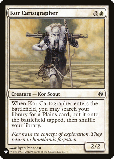 Kor Cartographer [The List Reprints] 