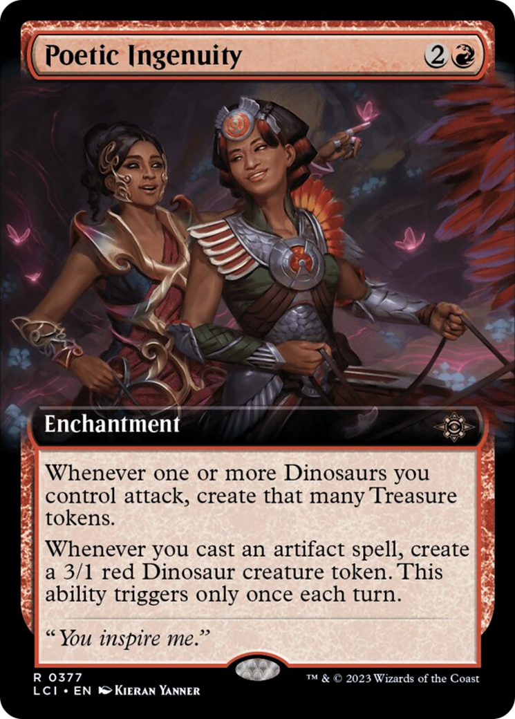 Poetic Ingenuity (Extended Art) [The Lost Caverns of Ixalan] 