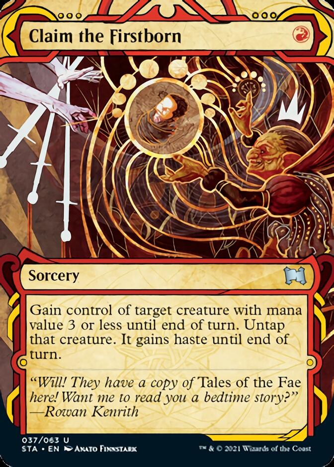 Claim the Firstborn [Strixhaven: School of Mages Mystical Archive] 