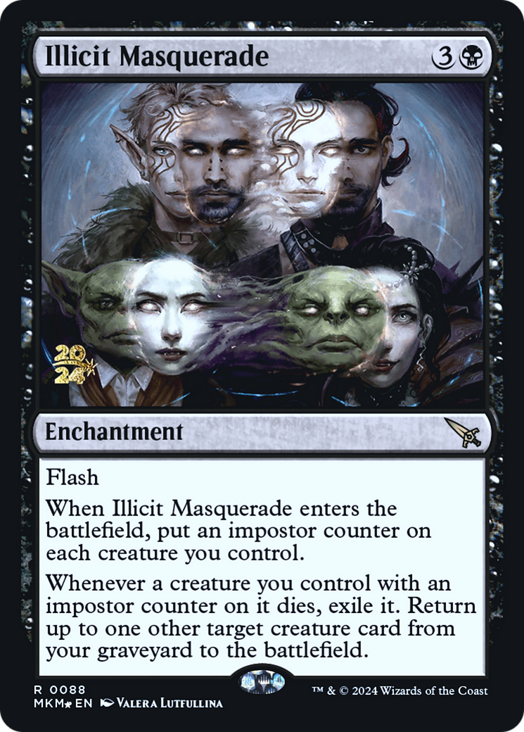 Illicit Masquerade [Murders at Karlov Manor Prerelease Promos] 