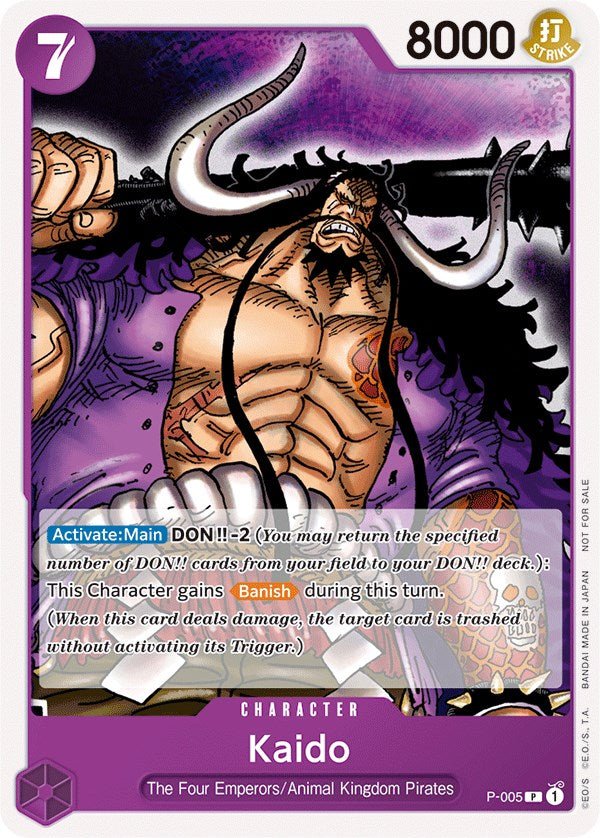 Kaido (Promotion Pack 2022) [One Piece Promotion Cards] 
