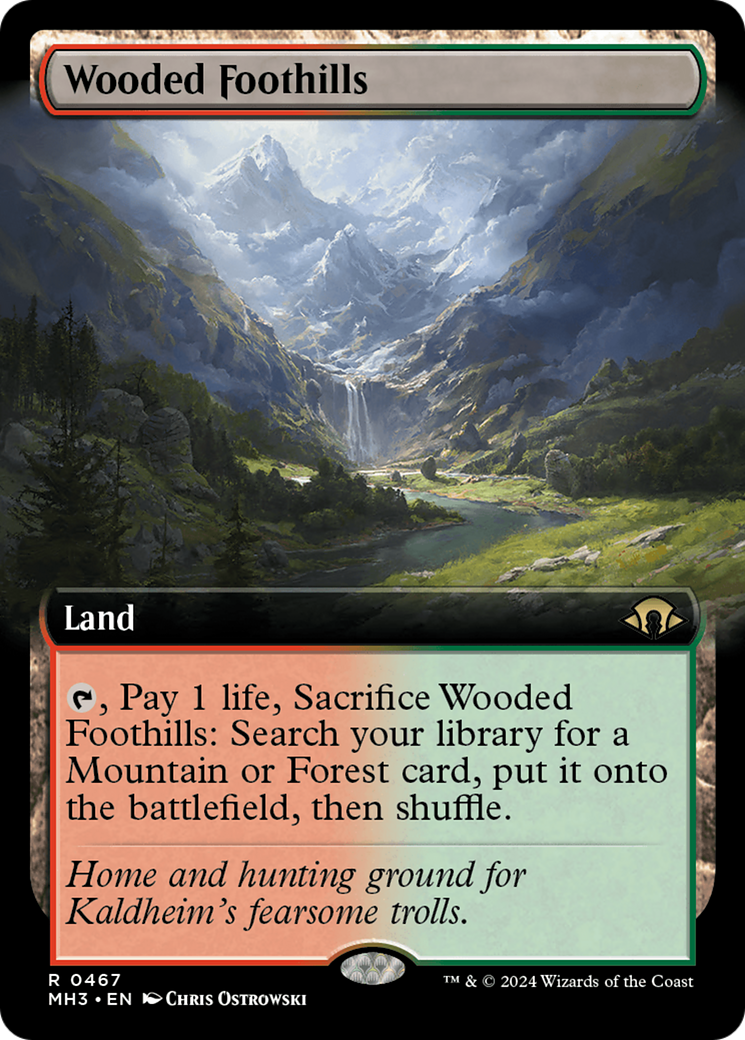 Wooded Foothills (Extended Art) [Modern Horizons 3] 