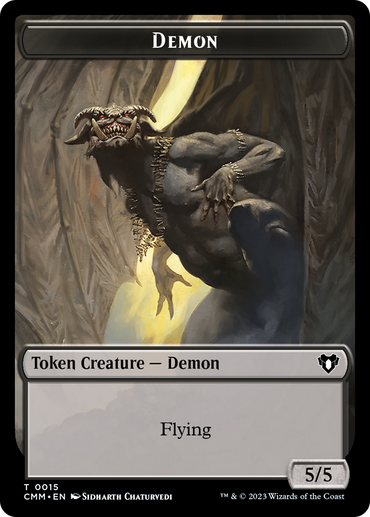 Demon Token [Commander Masters Tokens] 