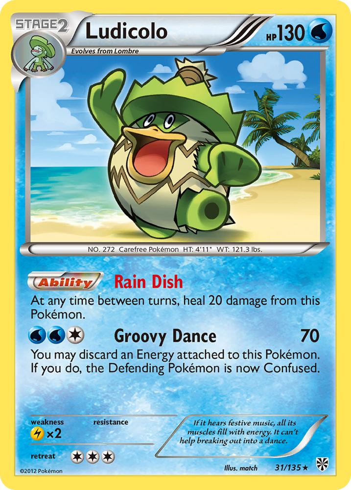 Ludicolo (31/135) [Black &amp; White: Plasma Storm] 