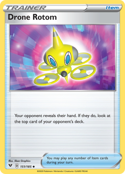 Drone Rotom (151/185) [Sword &amp; Shield: Vivid Voltage] 