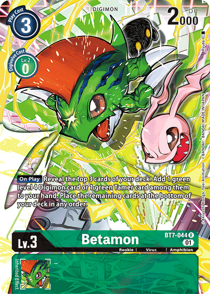 Betamon [BT7-044] (Alternate Art) [Next Adventure] 