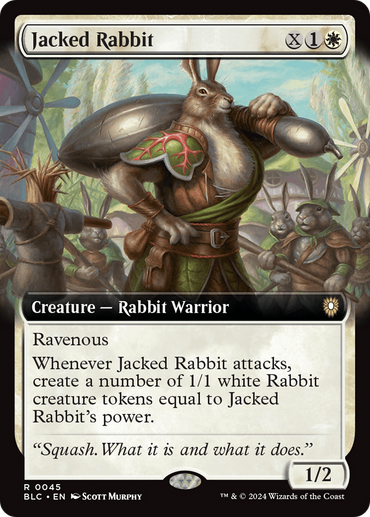 Jacked Rabbit (Extended Art) [Bloomburrow Commander] 