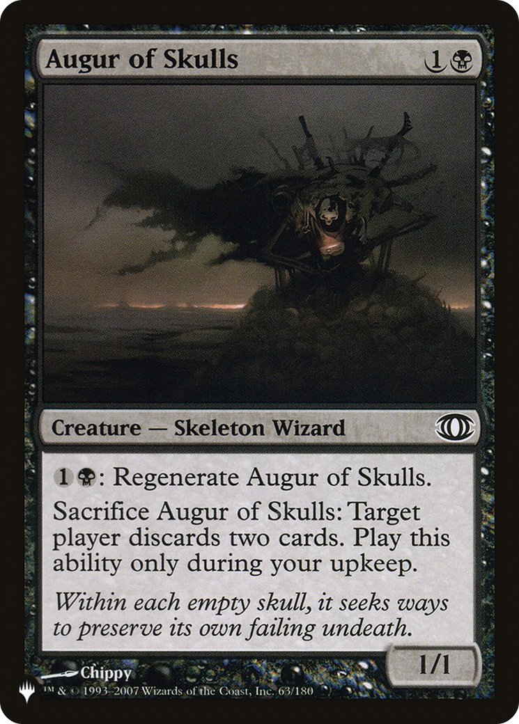 Augur of Skulls [The List Reprints] 