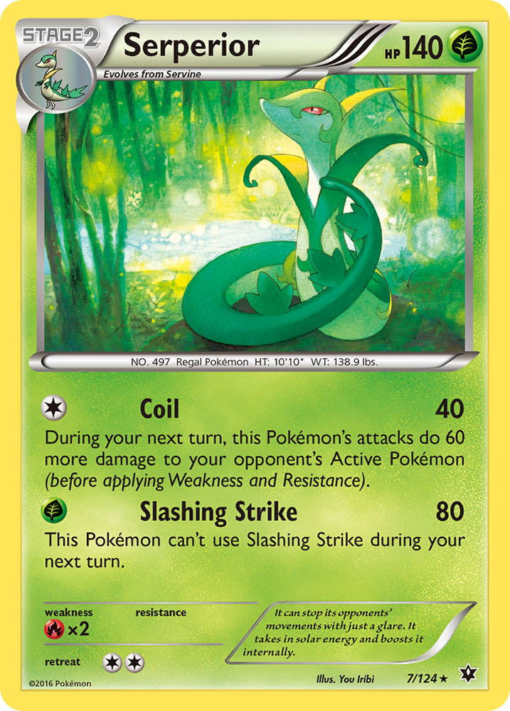 Serperior (7/124) [XY: Fates Collide] 