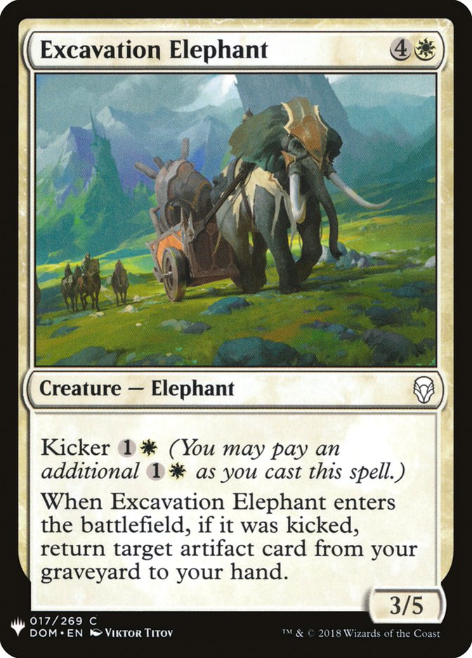 Excavation Elephant [Mystery Booster] 