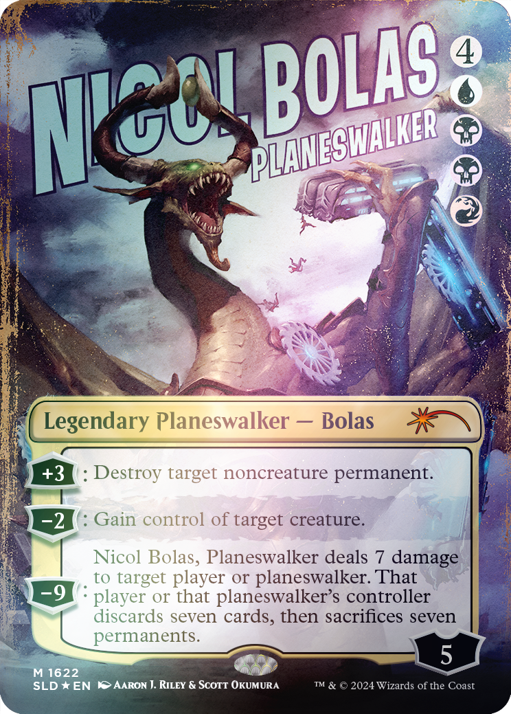 Nicol Bolas, Planeswalker (Rainbow Foil) [Secret Lair Drop Series] 