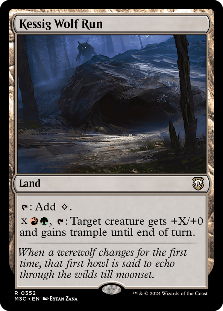 Kessig Wolf Run (Ripple Foil) [Modern Horizons 3 Commander] 