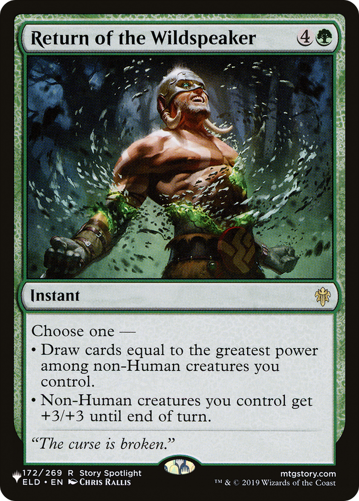 Return of the Wildspeaker [The List] 