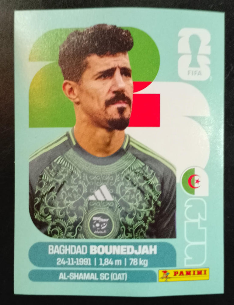 #ALG019 | Panini | Fifa World Cup Stickers | 2026 | Baghdad BOUNEDJAH | Algeria