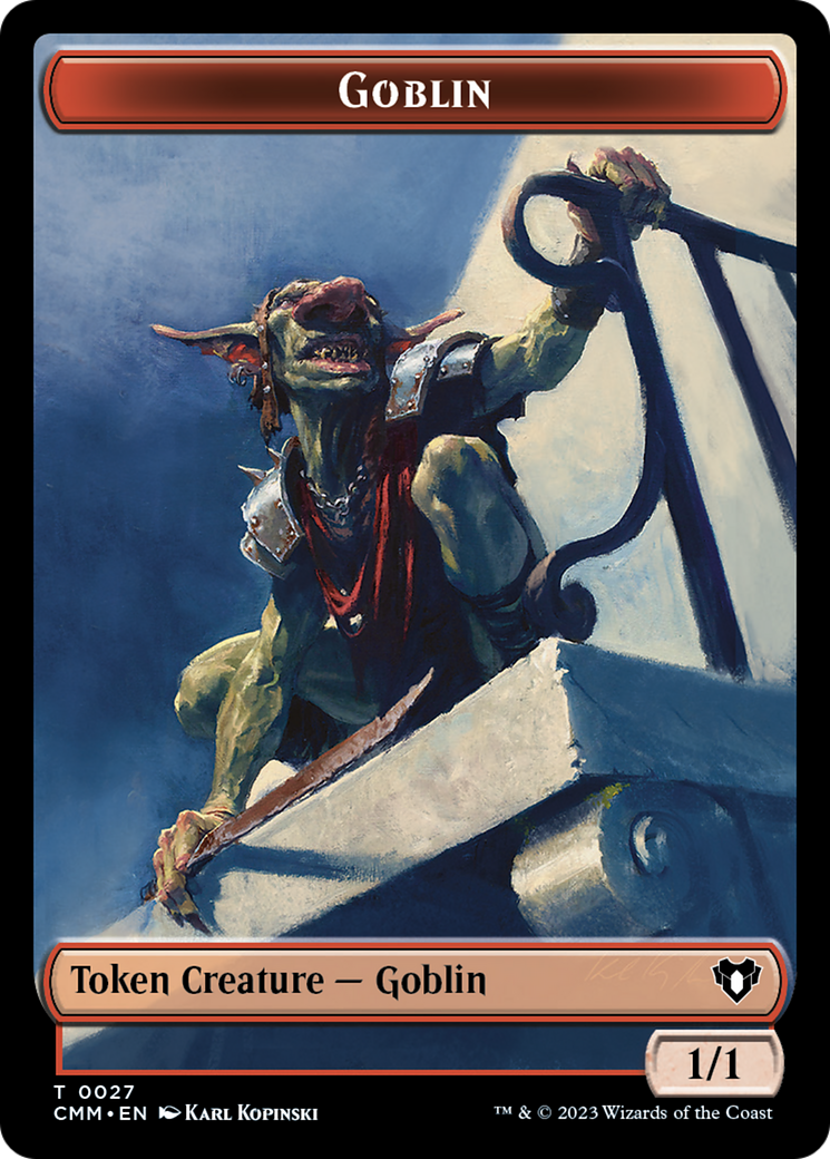 Goblin Token [Commander Masters Tokens] 