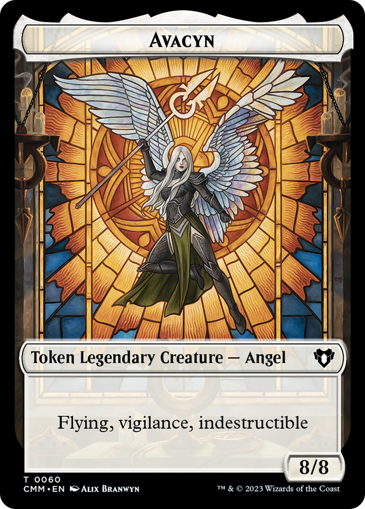 Copy (54) // Avacyn Double-Sided Token [Commander Masters Tokens] 