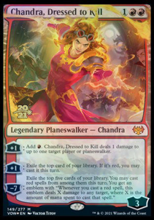 Chandra, Dressed to Kill [Innistrad: Crimson Vow Prerelease Promos] 