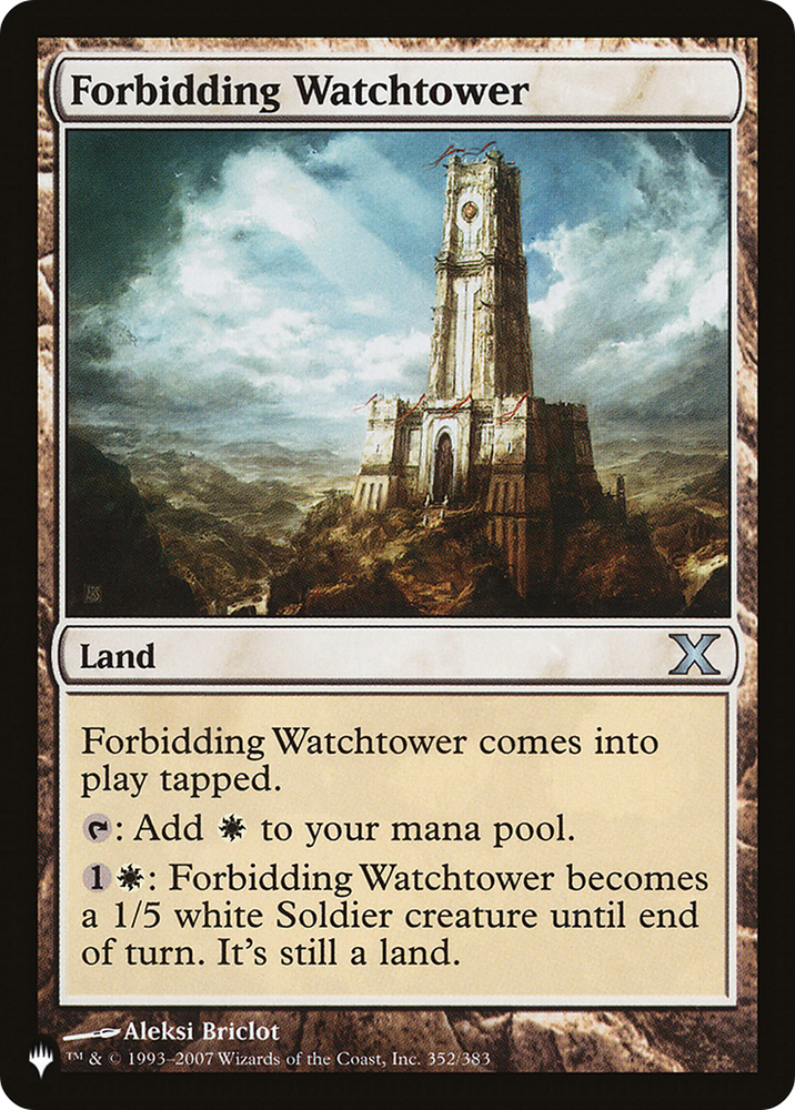 Forbidding Watchtower [The List] 