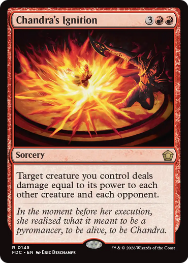 Chandra's Ignition [Foundations Commander]