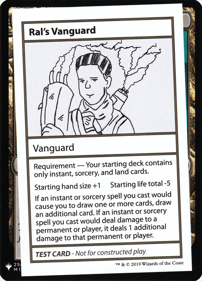 Ral's Vanguard [Mystery Booster Playtest Cards] 
