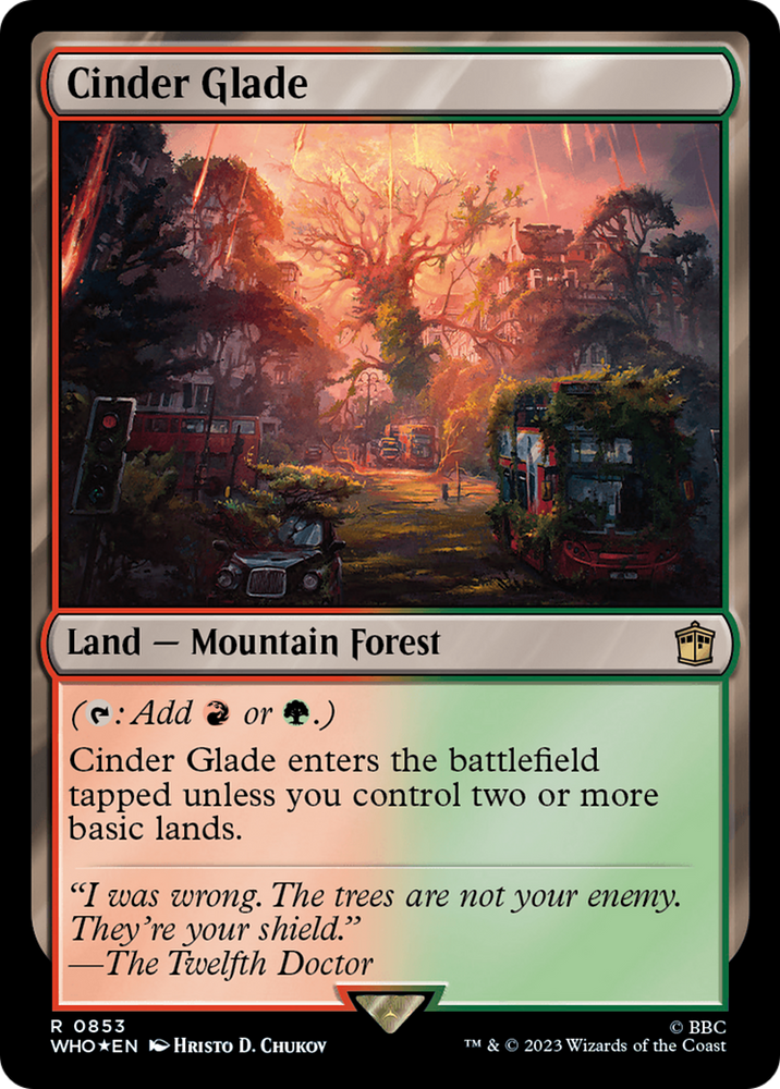 Cinder Glade (Surge Foil) [Doctor Who] 