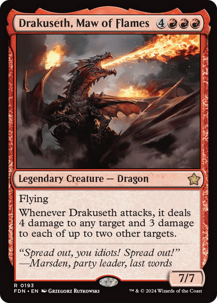 Drakuseth, Maw of Flames [Foundations] 